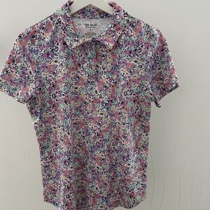 Tek Gear Men's Colorful Patterned Polo Shirt